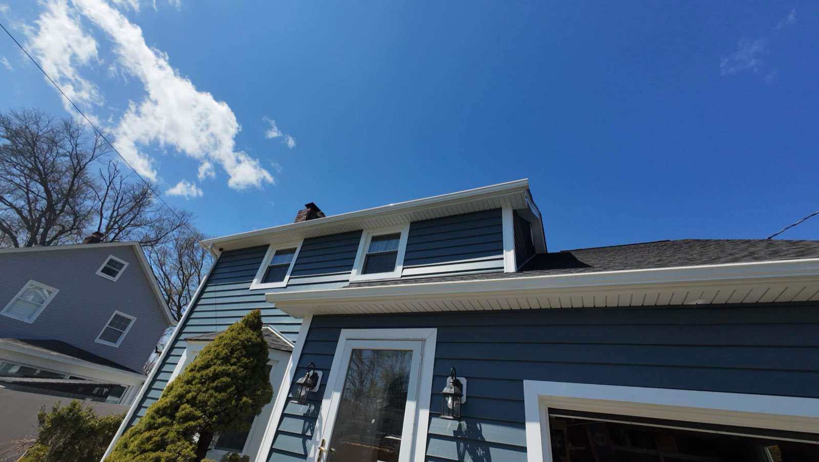 The North Plainfield home restored: new siding, trim and roof